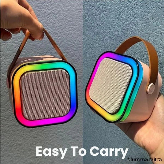 Rechargeable Karaoke Mic with Speaker for Singing