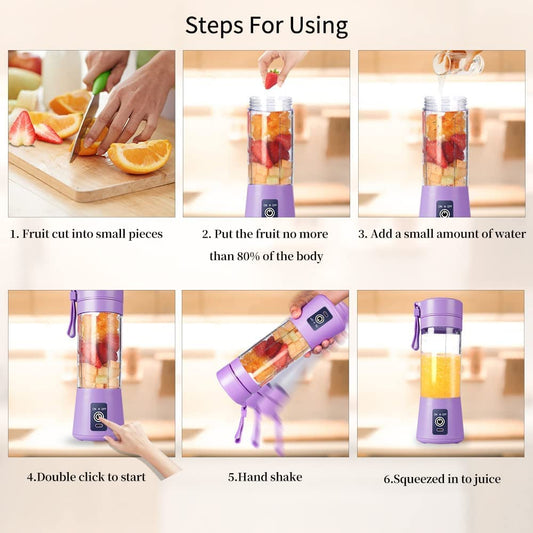 Fruit Juice Maker Portable Blender For Smoothie And Juices