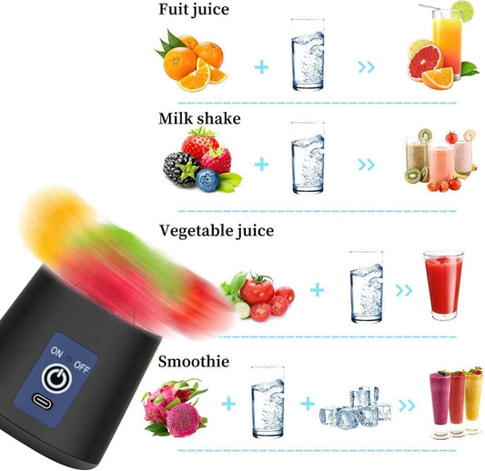 Juice Mixer Bottle USB Rechargeable Fruit Juice Machine