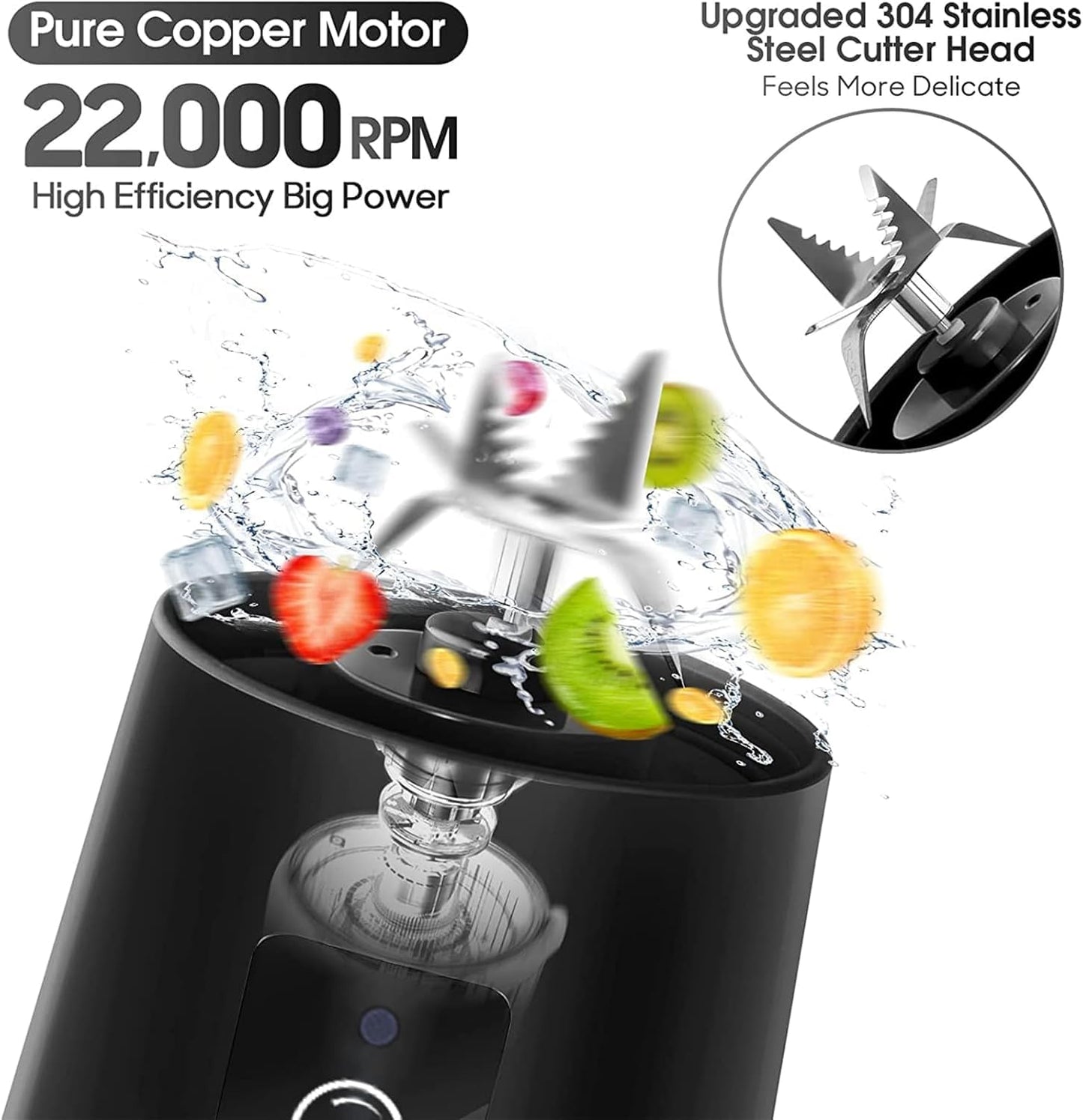 Juice Mixer Bottle USB Rechargeable Fruit Juice Machine