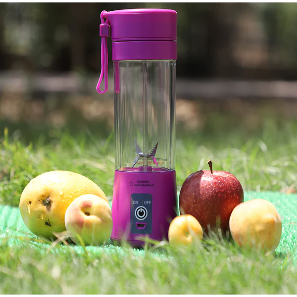 Electric Juicer 6 Blade Rechargable Portable USB Bottle Blender Shaker Juicer