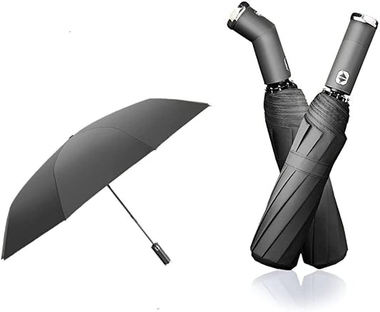 Torch Handle with Auto Open and Close Button Umbrella