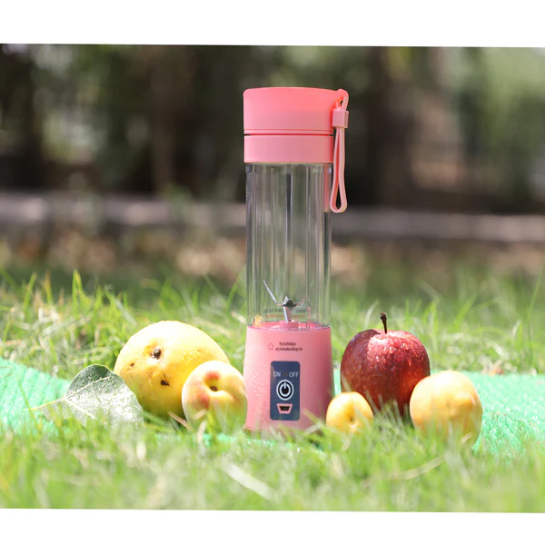 Electric Juicer 6 Blade Rechargable Portable USB Bottle Blender