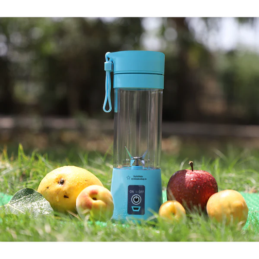 6 Blade Usb Rechargeable Fruit Juicer for Gym, Office, School, Outdoor, Picnic, Travel