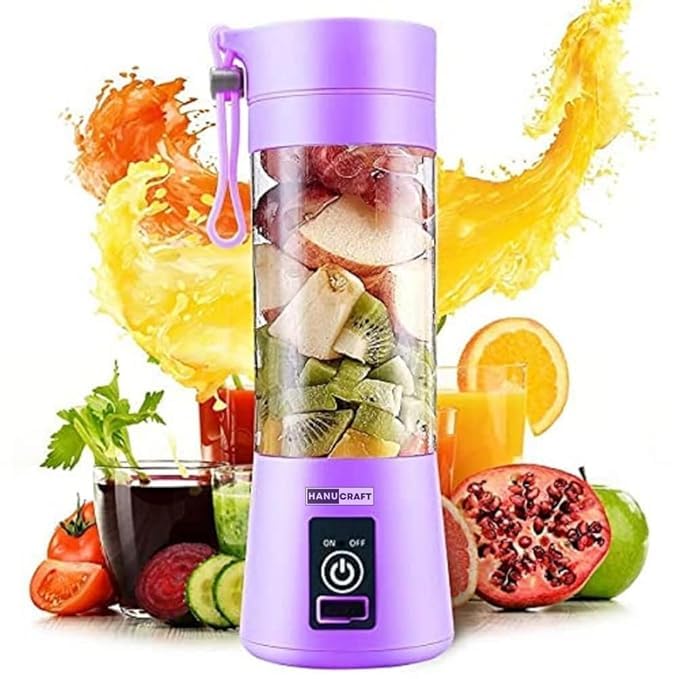 Portable 6-Blade Electric JuicerBlender with built-in Jar