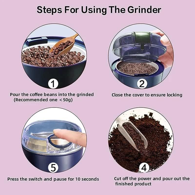 Electric Coffee Mixer Grinder(Random Color)