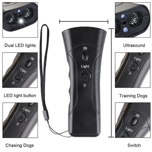 Super Ultrasonic Dog Chaser,Training Dog Banish Dog Machine,Stop Animals Attacks Aggression