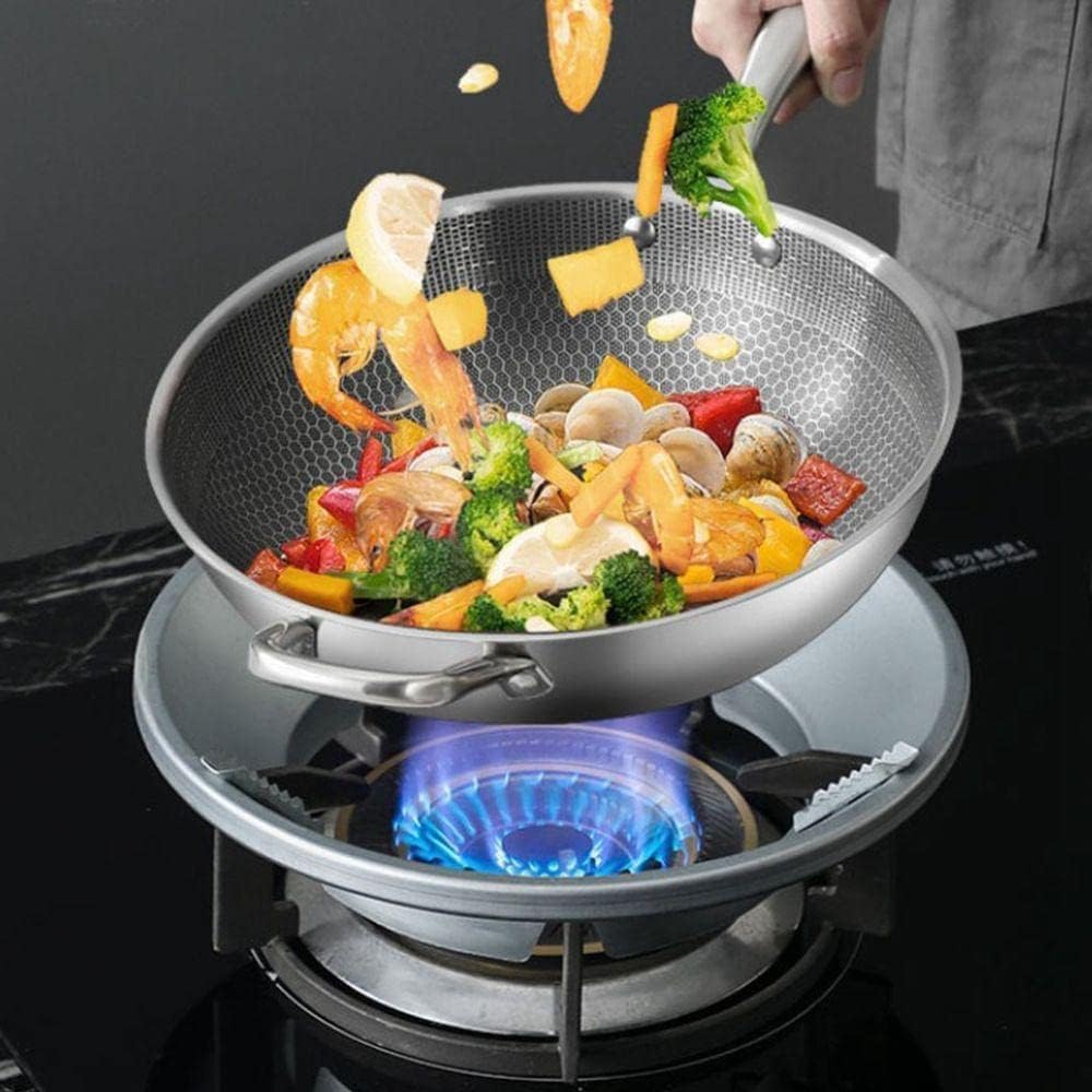 Gas Saver- Gas Burner Stand Gas Saver Jali Home Gas Stove Fire & Windproof Energy Saving Stand (Fire saving stand)