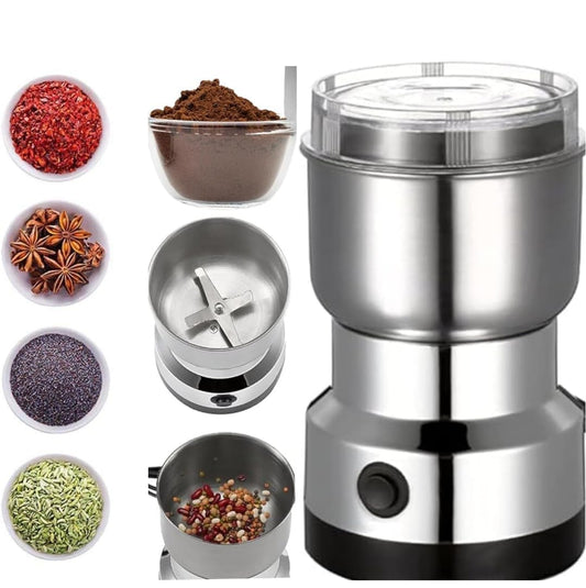 Mixer Grinder, Multifunction Small Food Grinder Grain Grinder, Portable Coffee Bean Grinder