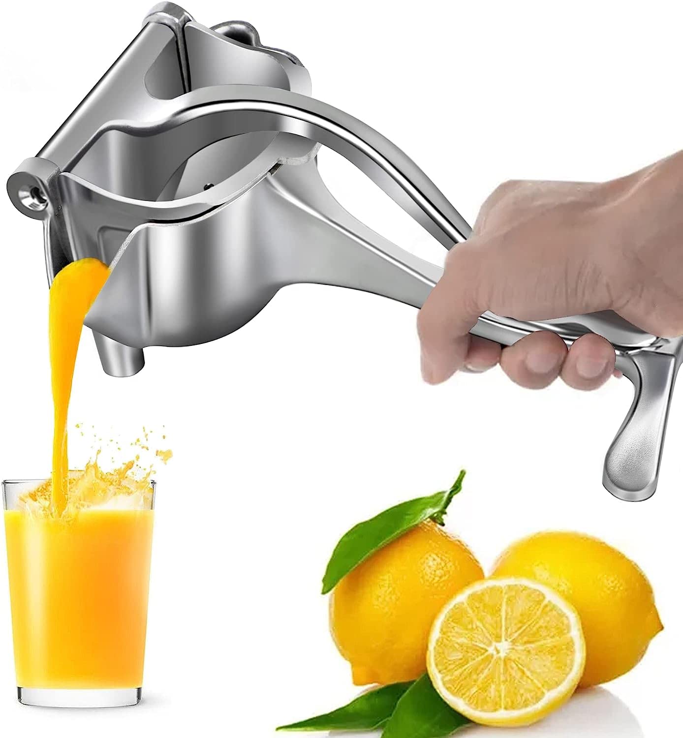 Manual Fruit Hand Press Juicer Aluminum