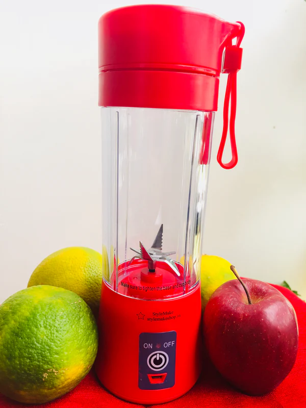 Portable 6-Blade Electric Juicer Blender with built-in Jar